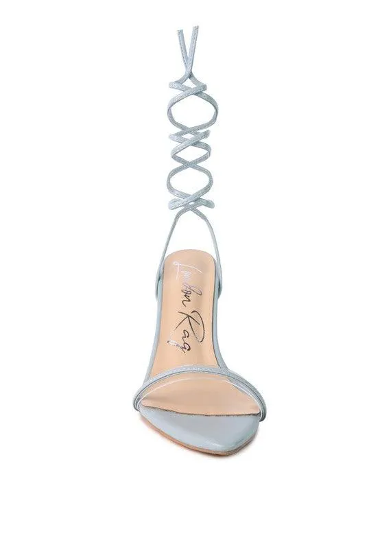 Sphynx High Heel Lace Up Sandals
