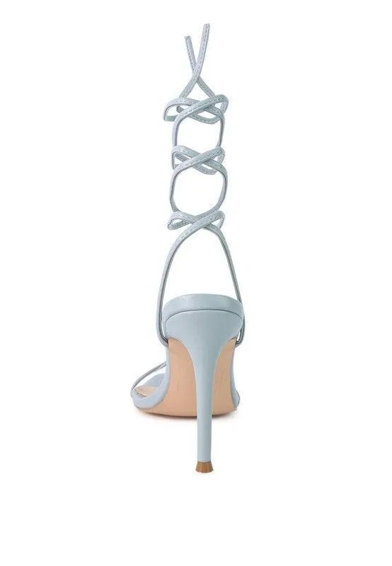Sphynx High Heel Lace Up Sandals