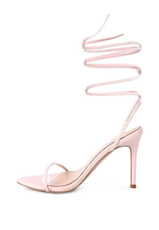 Sphynx High Heel Lace Up Sandals