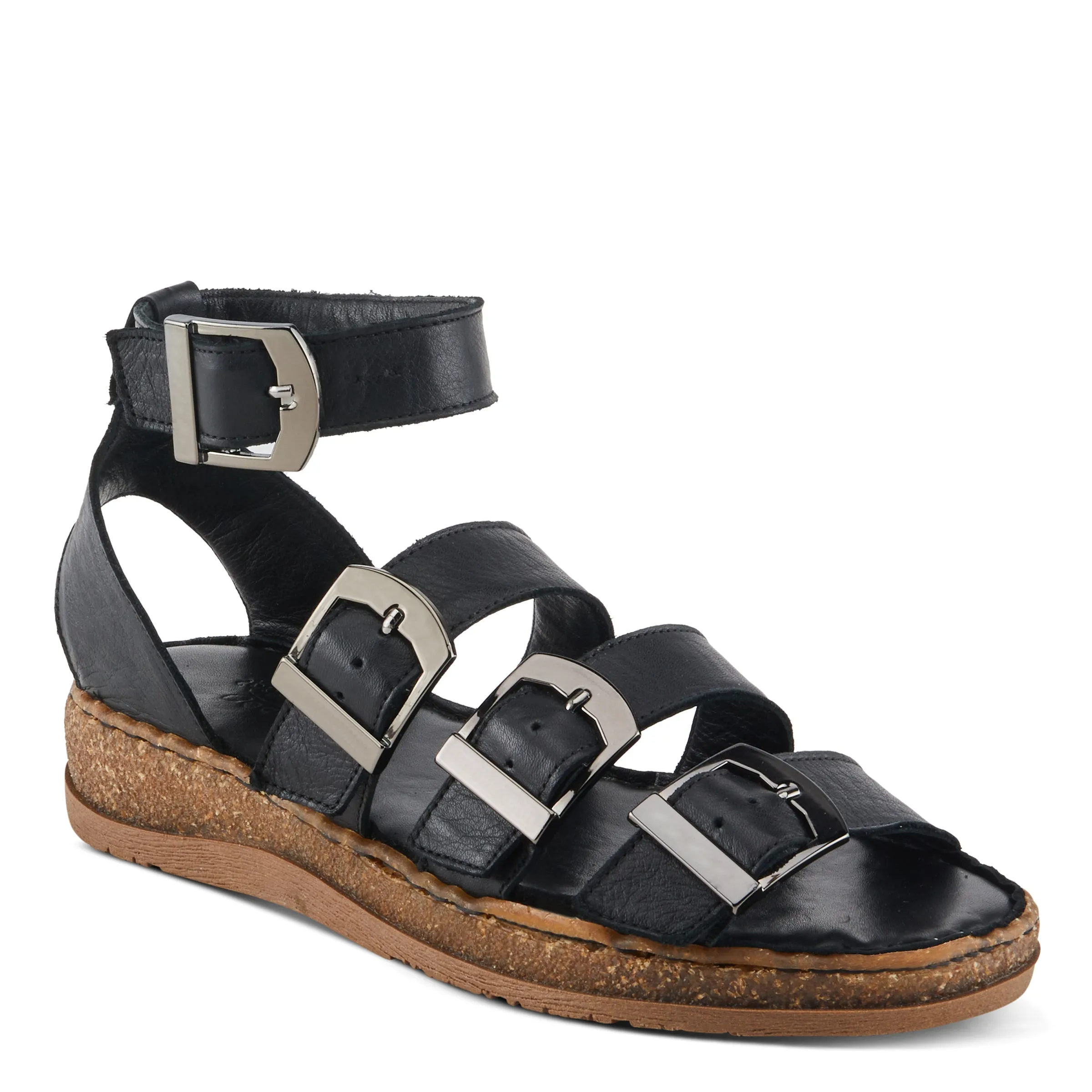 Spring Step Shoes Alexcia Women's Leather Sandals 1.5" Heel