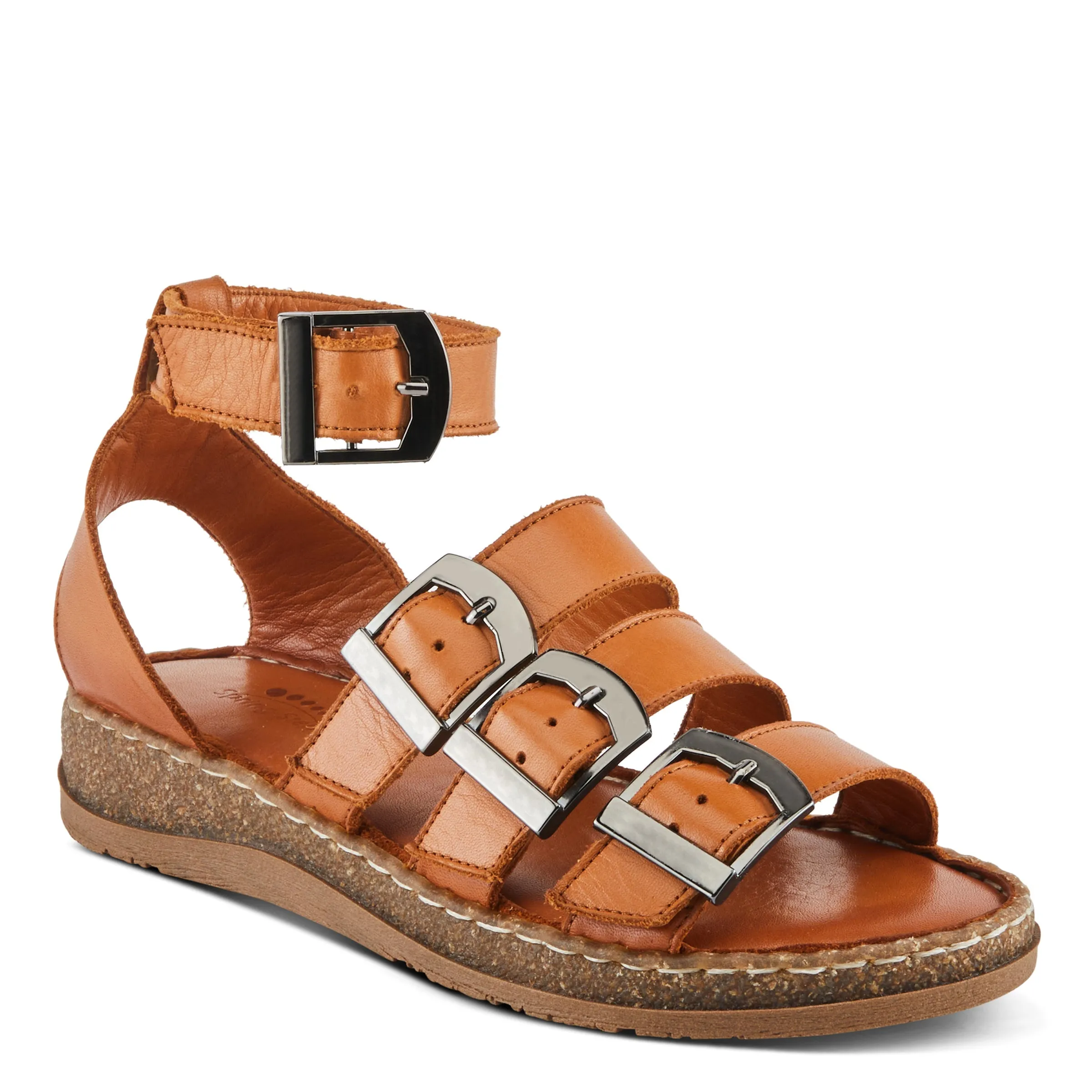 Spring Step Shoes Alexcia Women's Leather Sandals 1.5" Heel