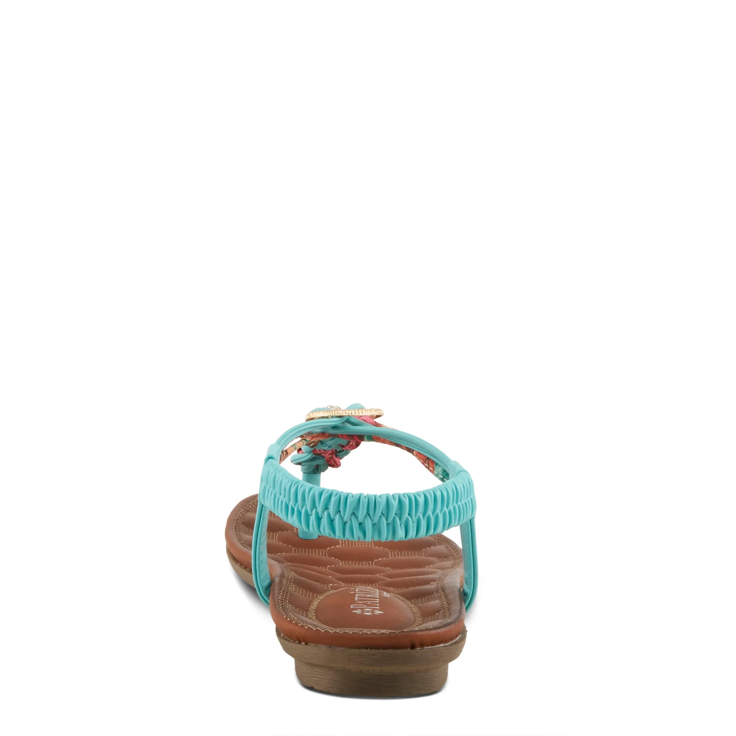 Spring Step Shoes  Patrizia Gadelina Women's Sandals Vegan Floral Rhinestones