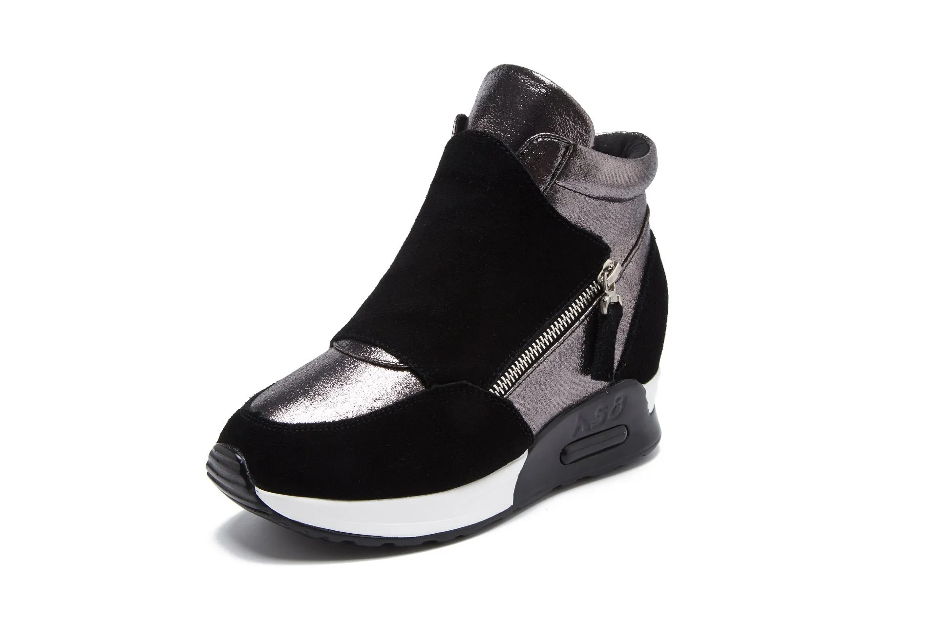 Thick-soled High-rise Casual Sports Shoes Girls' Cotton | Brodtica.com