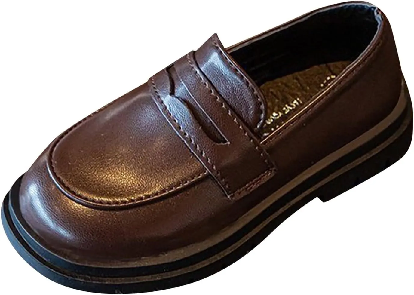 Toddler Boys Sneakers Boys Small Leather Shoes Spring and Autumn Children Black Big Children Fashion Breathable Shoes