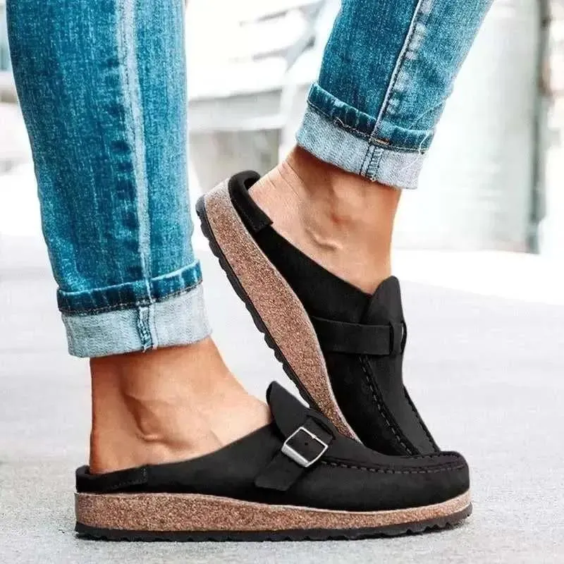 Vintage Loafers Women's Retro Shoes Slip on Ladies Comfort Flats