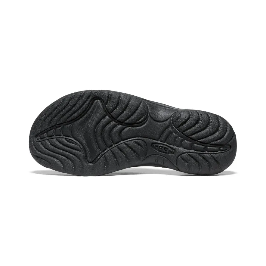 Waimea Leather closed Flip-Flop in Black/Black