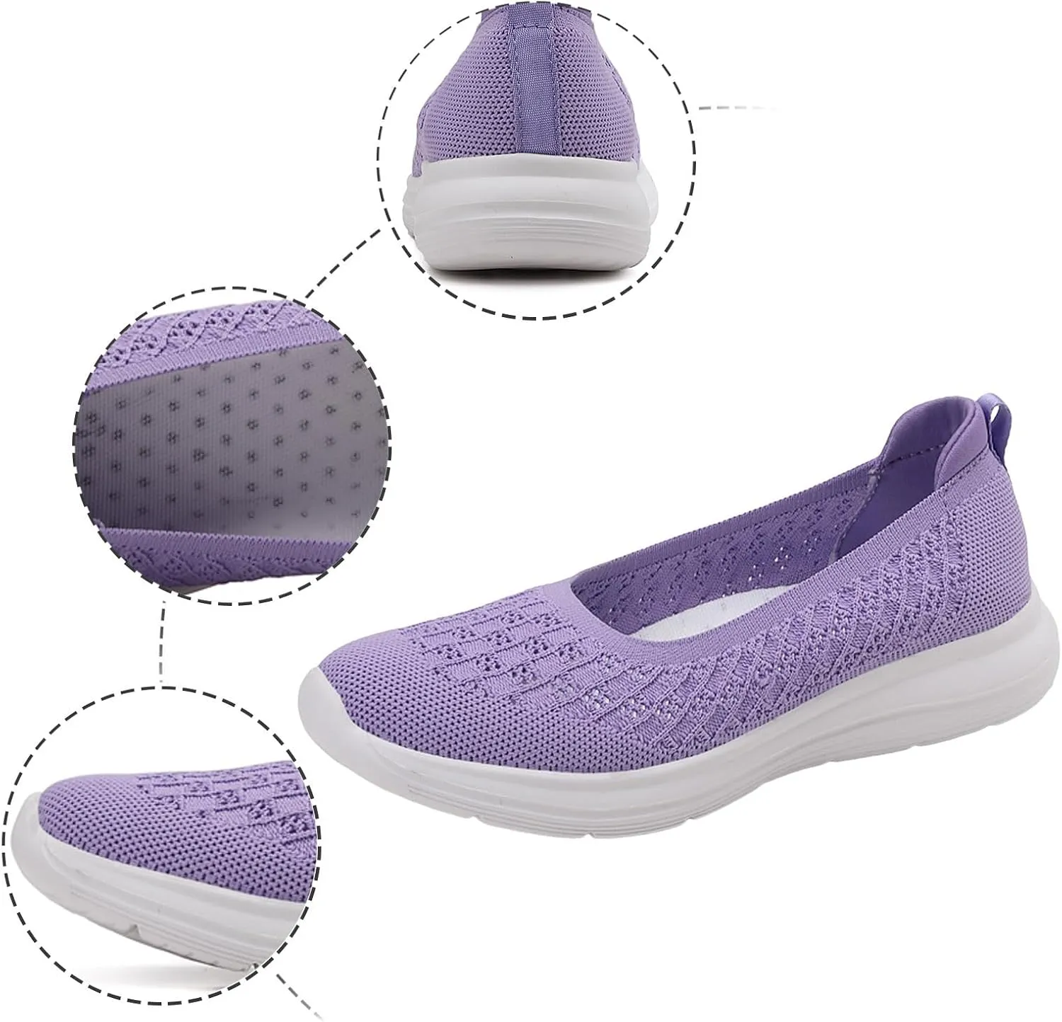 Women Casual Shoes Fashionable New Pattern Simple and Solid Color Flat Bottom Women Shoes Platform Wedge Heels Casual