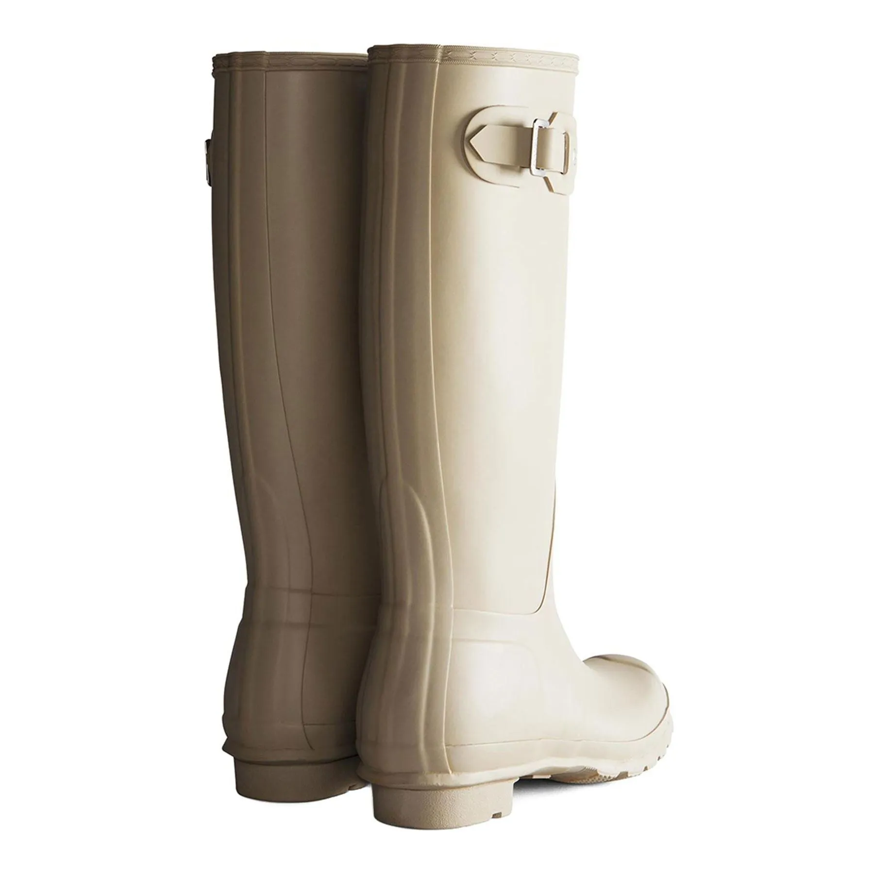 Womens Hunter Original Tall Winter Snow Rain Wellington Boots Skimming Stone