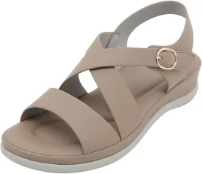 Women's Orthopedic Wedge Platform Sandals 2025 Summer Casual Open Toe Fashion Hollow Out Solid Color Cushion Sandal Beach Walking Boho Casual High Wedges Hiking Strappy Footwear