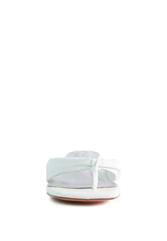 Women's Shoes Memestar Low Heel Thong Sandals