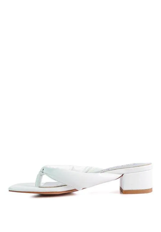 Women's Shoes Memestar Low Heel Thong Sandals