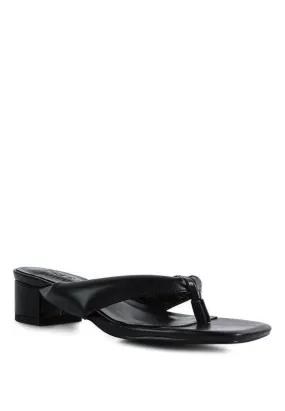 Women's Shoes Memestar Low Heel Thong Sandals