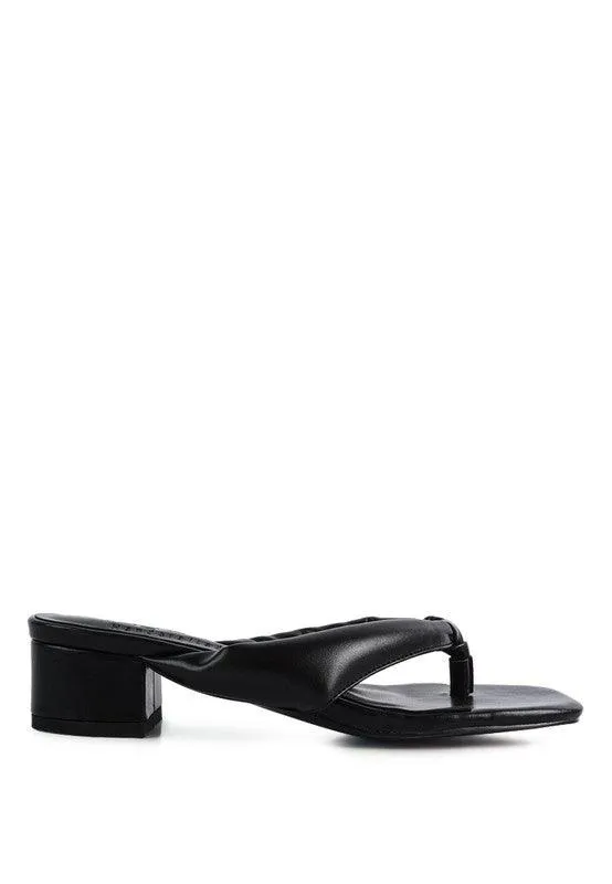 Women's Shoes Memestar Low Heel Thong Sandals