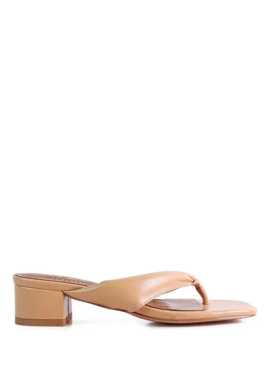 Women's Shoes Memestar Low Heel Thong Sandals