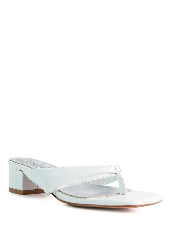 Women's Shoes Memestar Low Heel Thong Sandals