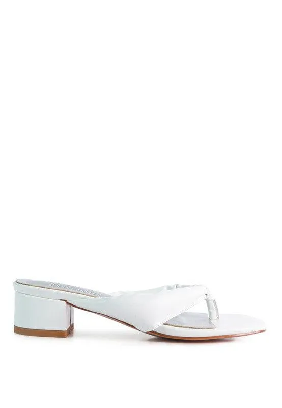 Women's Shoes Memestar Low Heel Thong Sandals