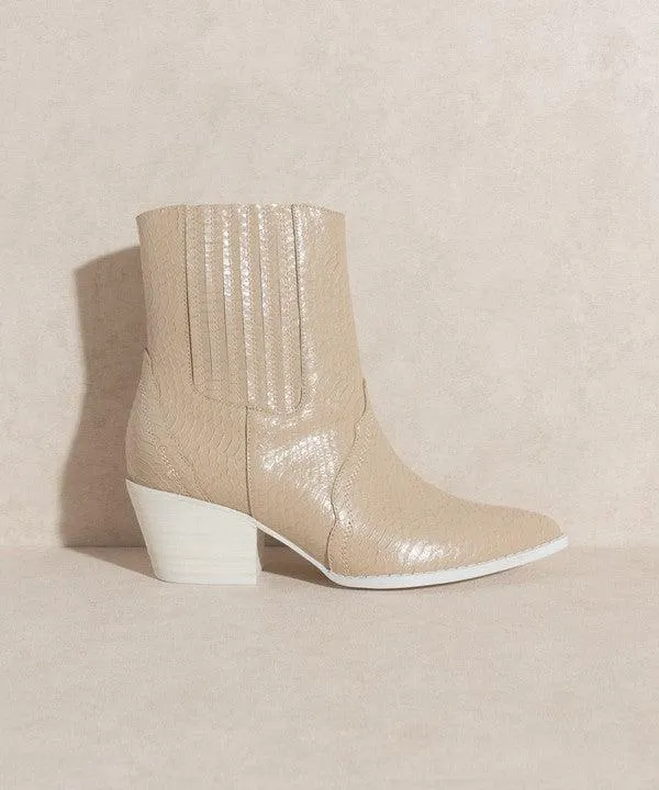 Womens Shoes Style No. Dawn - Paneled Western Boots