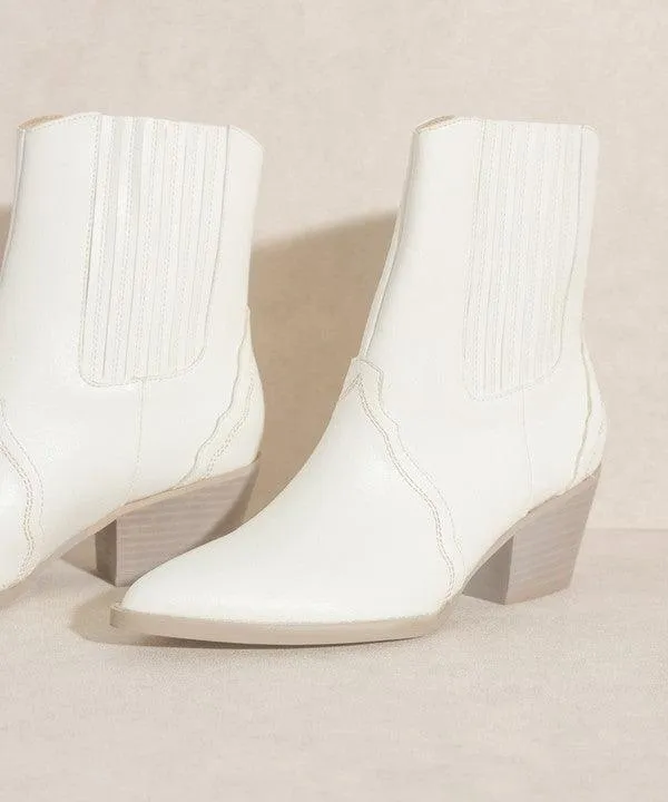 Womens Shoes Style No. Dawn - Paneled Western Boots