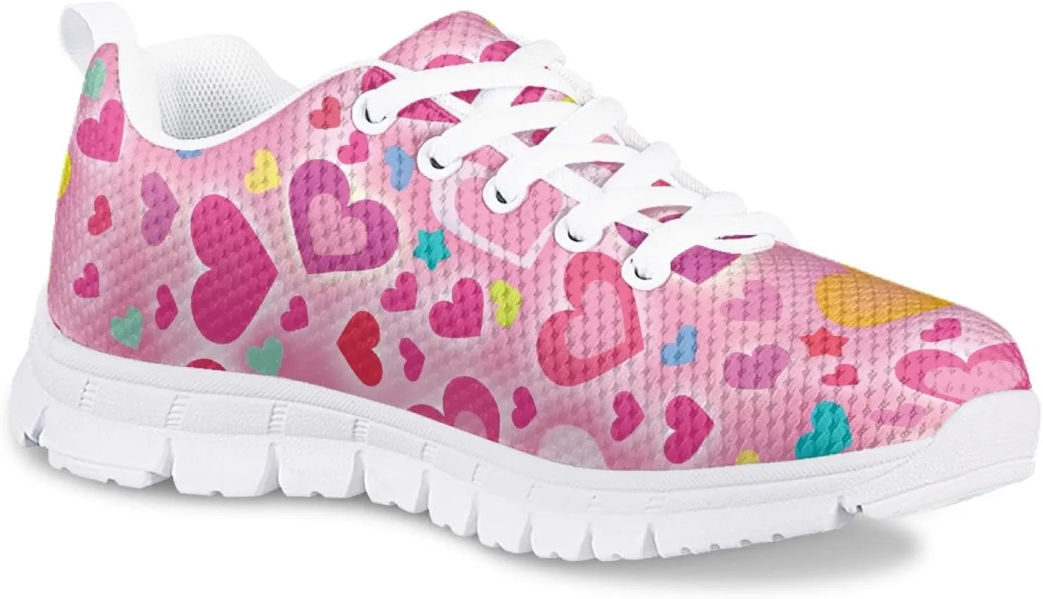 Yzaoxia Girls Tennis Shoes Girls Breathable Sneakers Lightweight Running Shoes Lace Up Sport Walking Athletic Shoes Outdoor Sport Shoes Size 11-5