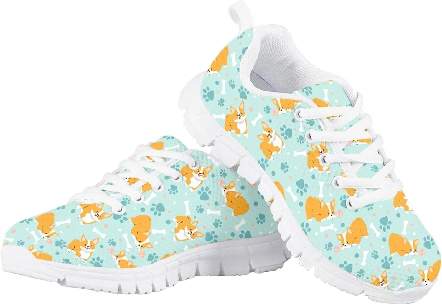 Yzaoxia Girls Tennis Shoes Girls Breathable Sneakers Lightweight Running Shoes Lace Up Sport Walking Athletic Shoes Outdoor Sport Shoes Size 11-5