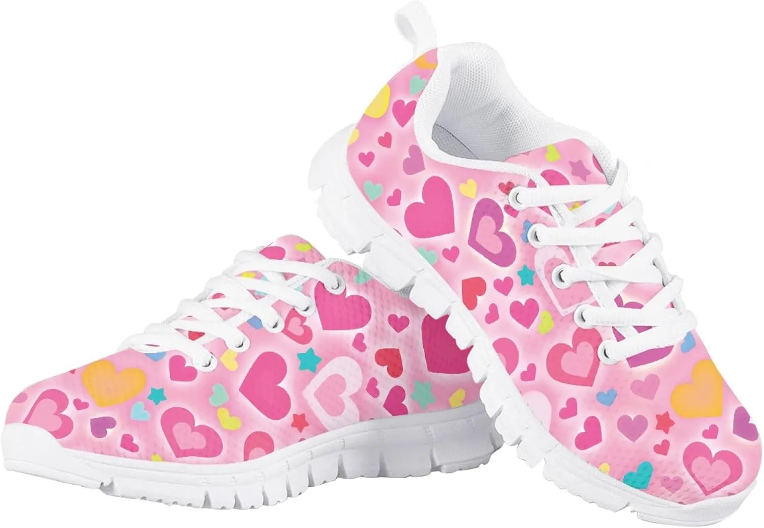 Yzaoxia Girls Tennis Shoes Girls Breathable Sneakers Lightweight Running Shoes Lace Up Sport Walking Athletic Shoes Outdoor Sport Shoes Size 11-5