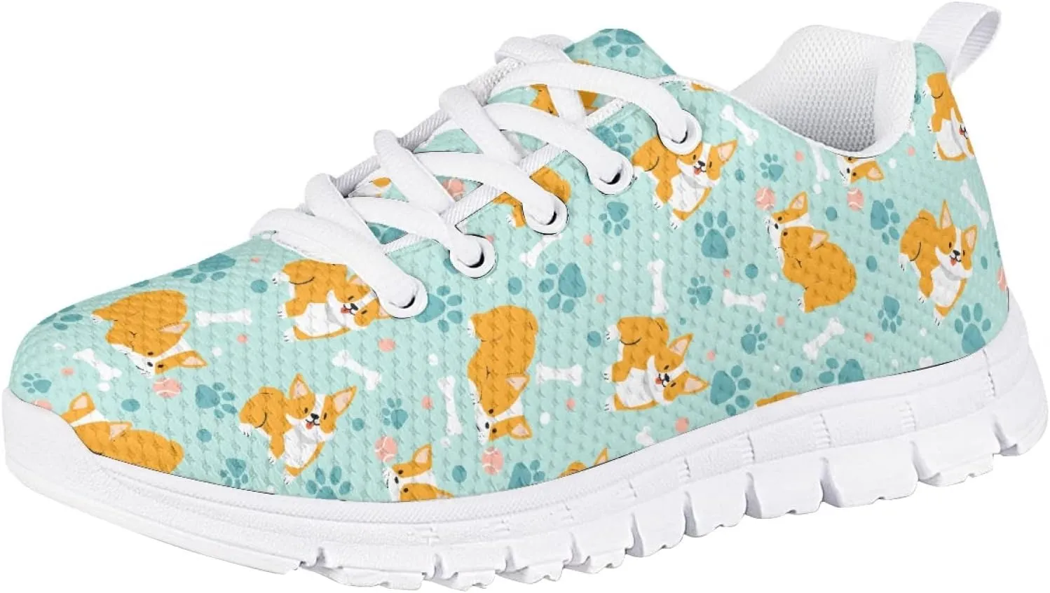 Yzaoxia Girls Tennis Shoes Girls Breathable Sneakers Lightweight Running Shoes Lace Up Sport Walking Athletic Shoes Outdoor Sport Shoes Size 11-5