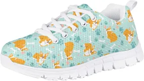 Yzaoxia Girls Tennis Shoes Girls Breathable Sneakers Lightweight Running Shoes Lace Up Sport Walking Athletic Shoes Outdoor Sport Shoes Size 11-5