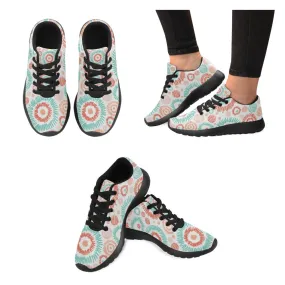 Zenzzle Doodle textured circles pattern Women's Running shoes Casual Lightweight Athletic Sneakers US size 6-15