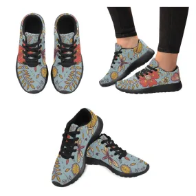 Zenzzle flowers and butterflies print on Women's Running shoes Casual Lightweight Athletic Sneakers US size 6-15