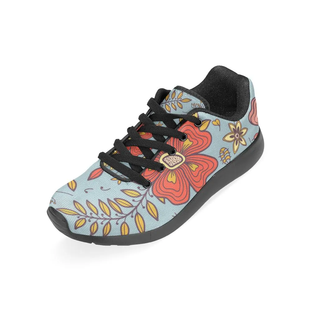 Zenzzle flowers and butterflies print on Women's Running shoes Casual Lightweight Athletic Sneakers US size 6-15